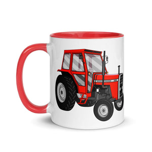 The Tractors Mugs Store Massey Ferguson 265 Mug with Color Inside Quality Farmers Merch