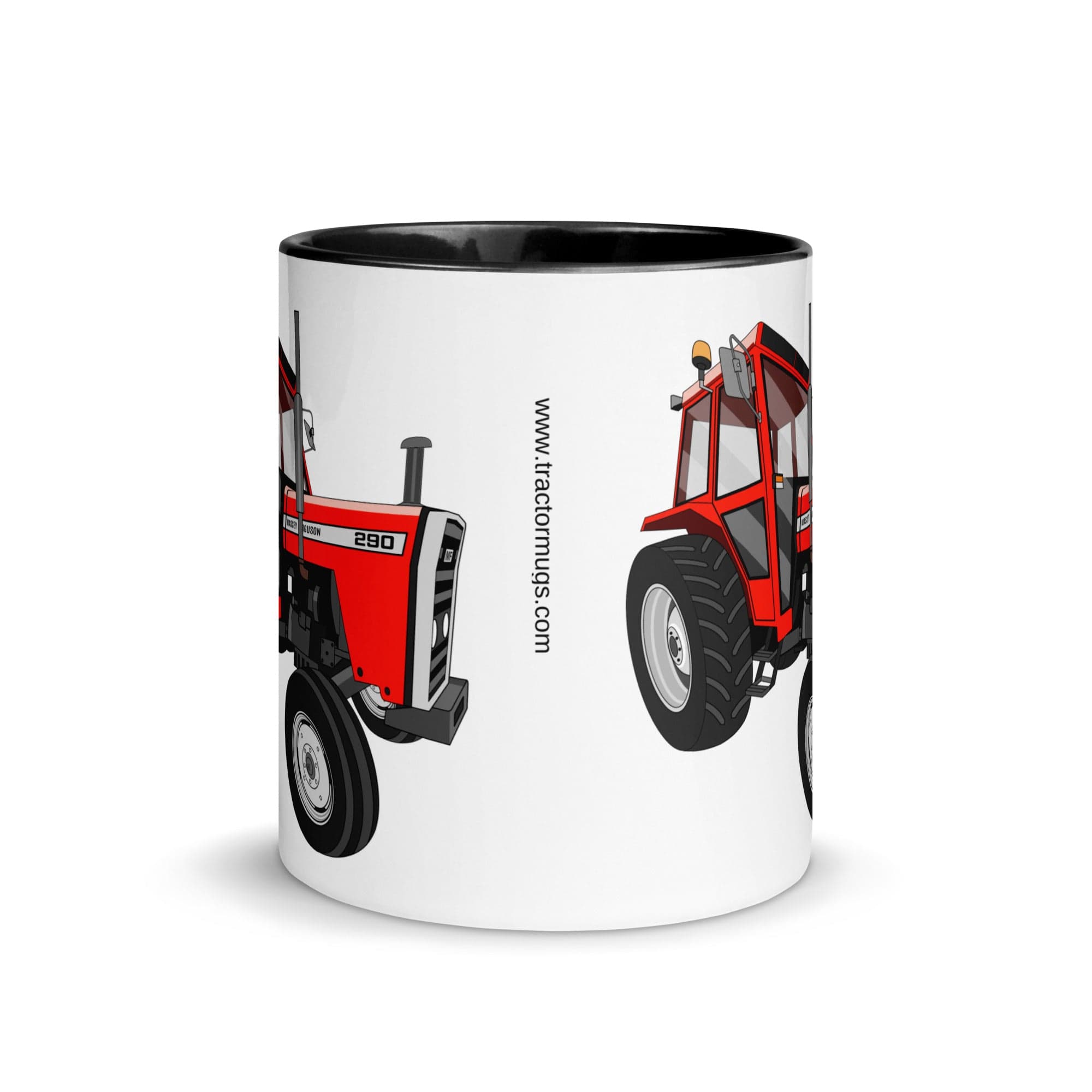 The Tractors Mugs Store Massey Ferguson 290 Mug with Color Inside Quality Farmers Merch