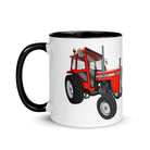 The Tractors Mugs Store Massey Ferguson 290 Mug with Color Inside Quality Farmers Merch