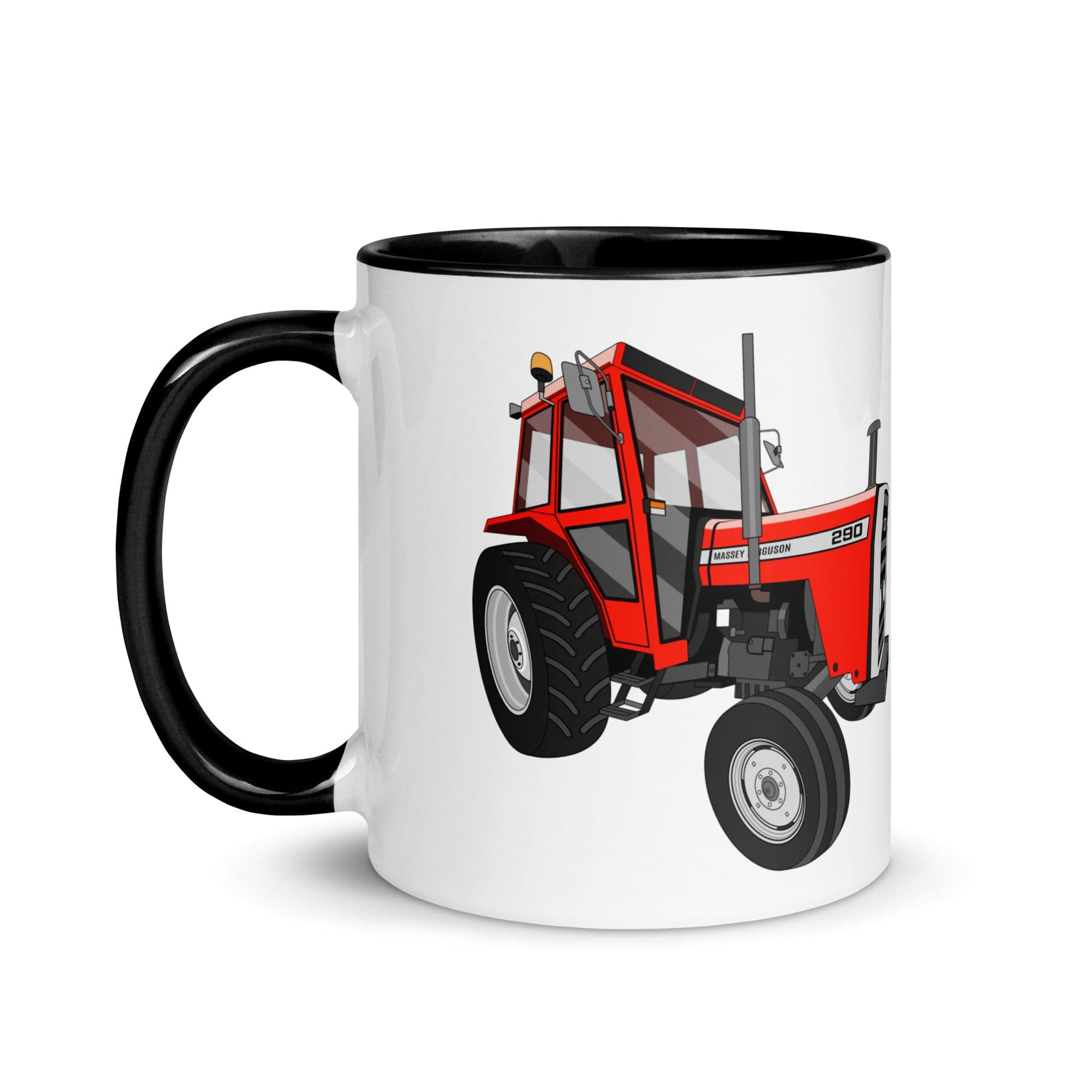 The Tractors Mugs Store Massey Ferguson 290 Mug with Color Inside Quality Farmers Merch