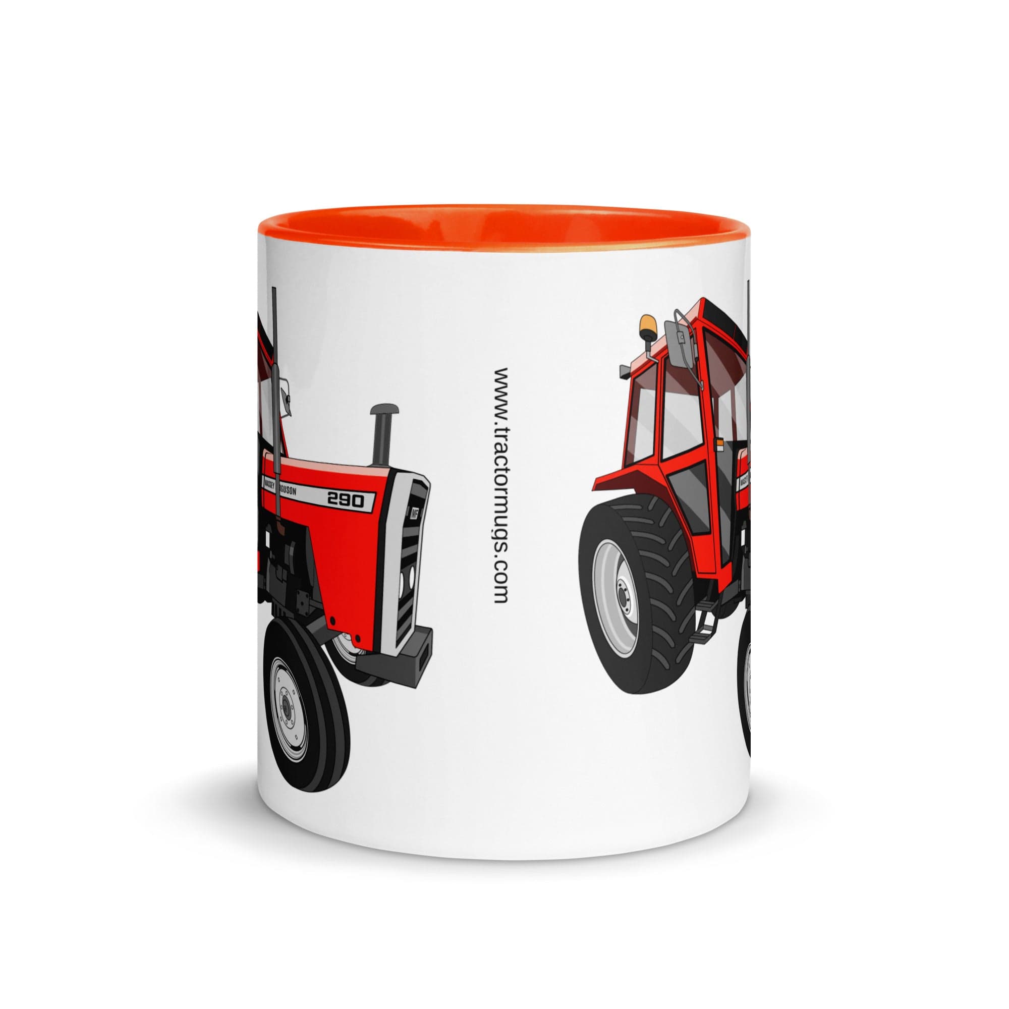 The Tractors Mugs Store Massey Ferguson 290 Mug with Color Inside Quality Farmers Merch