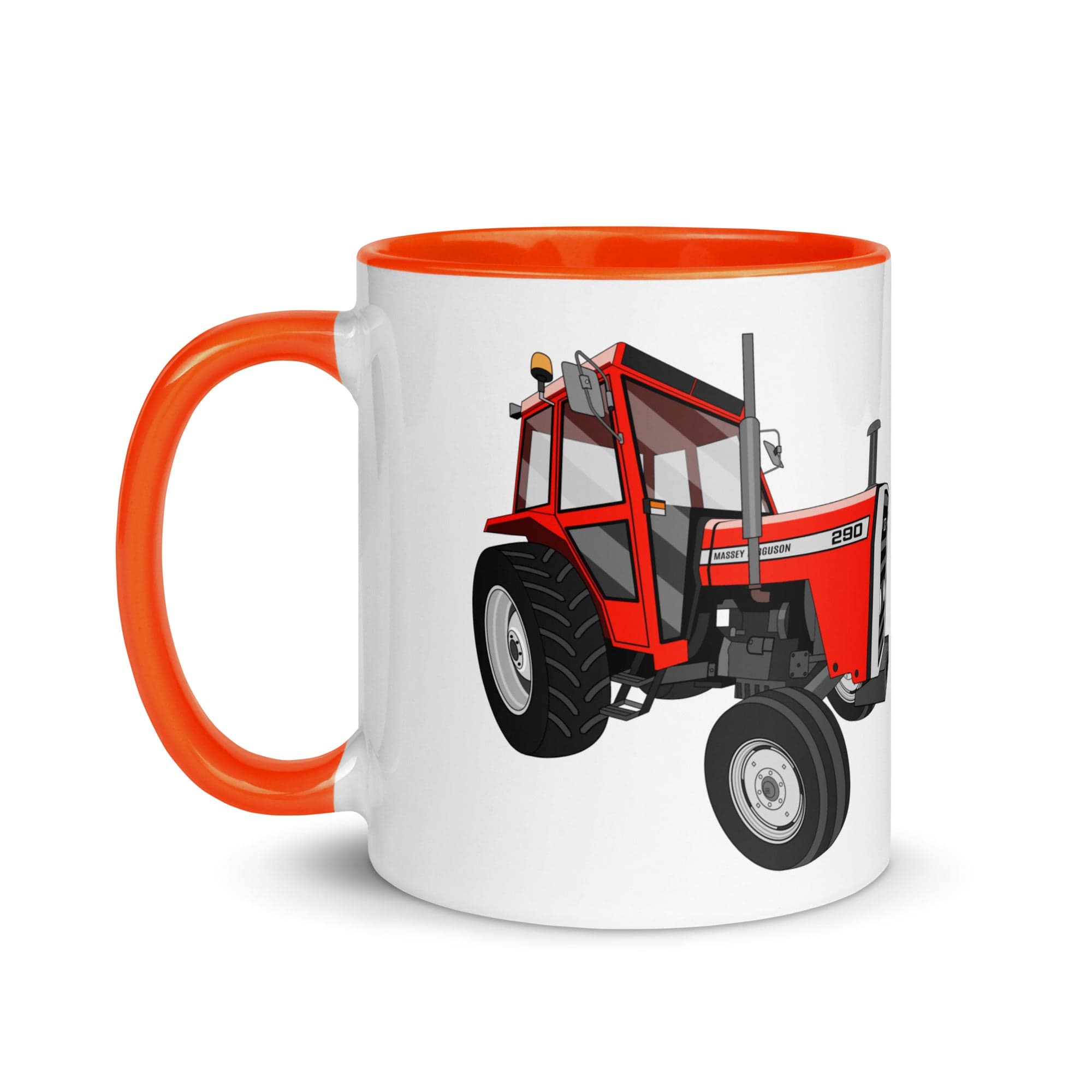 The Tractors Mugs Store Massey Ferguson 290 Mug with Color Inside Quality Farmers Merch
