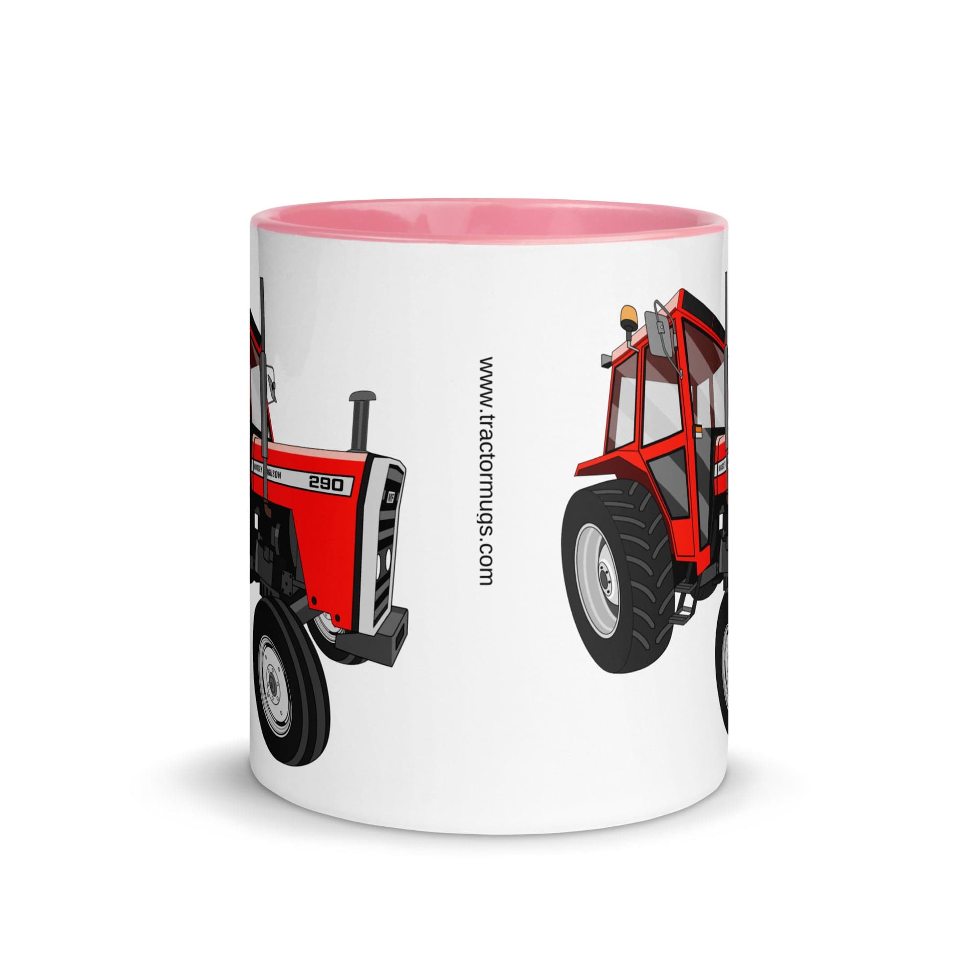 The Tractors Mugs Store Massey Ferguson 290 Mug with Color Inside Quality Farmers Merch