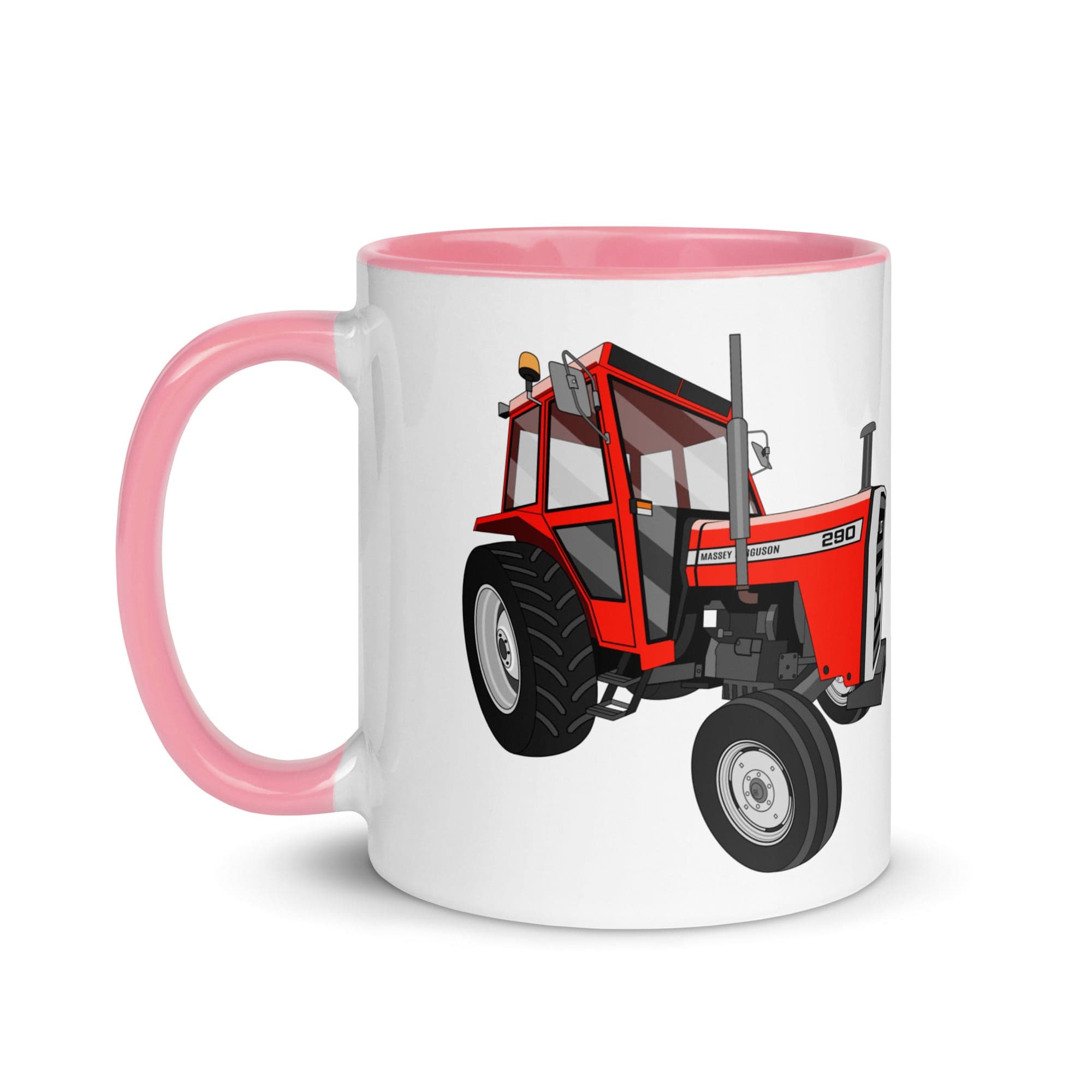The Tractors Mugs Store Massey Ferguson 290 Mug with Color Inside Quality Farmers Merch