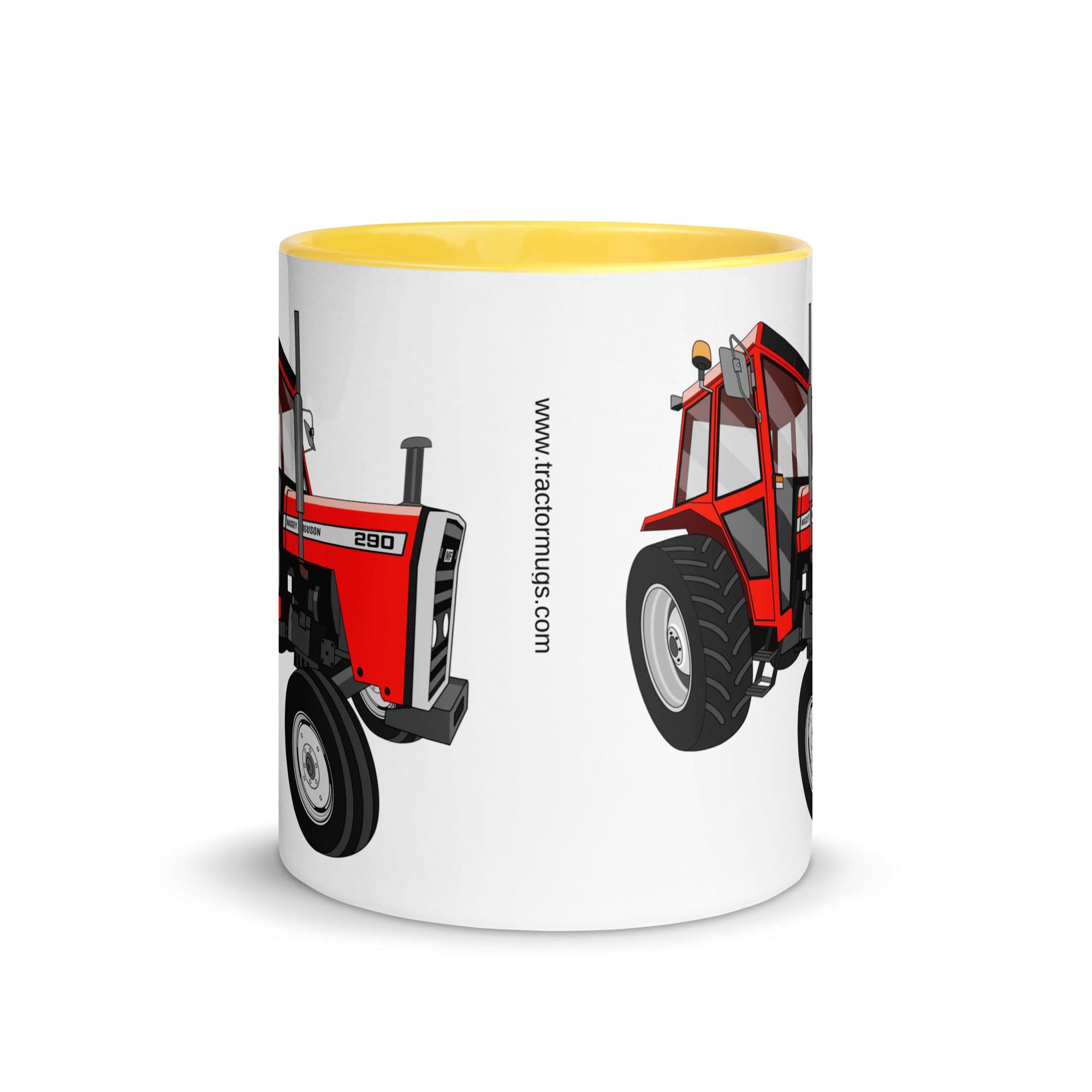 The Tractors Mugs Store Massey Ferguson 290 Mug with Color Inside Quality Farmers Merch
