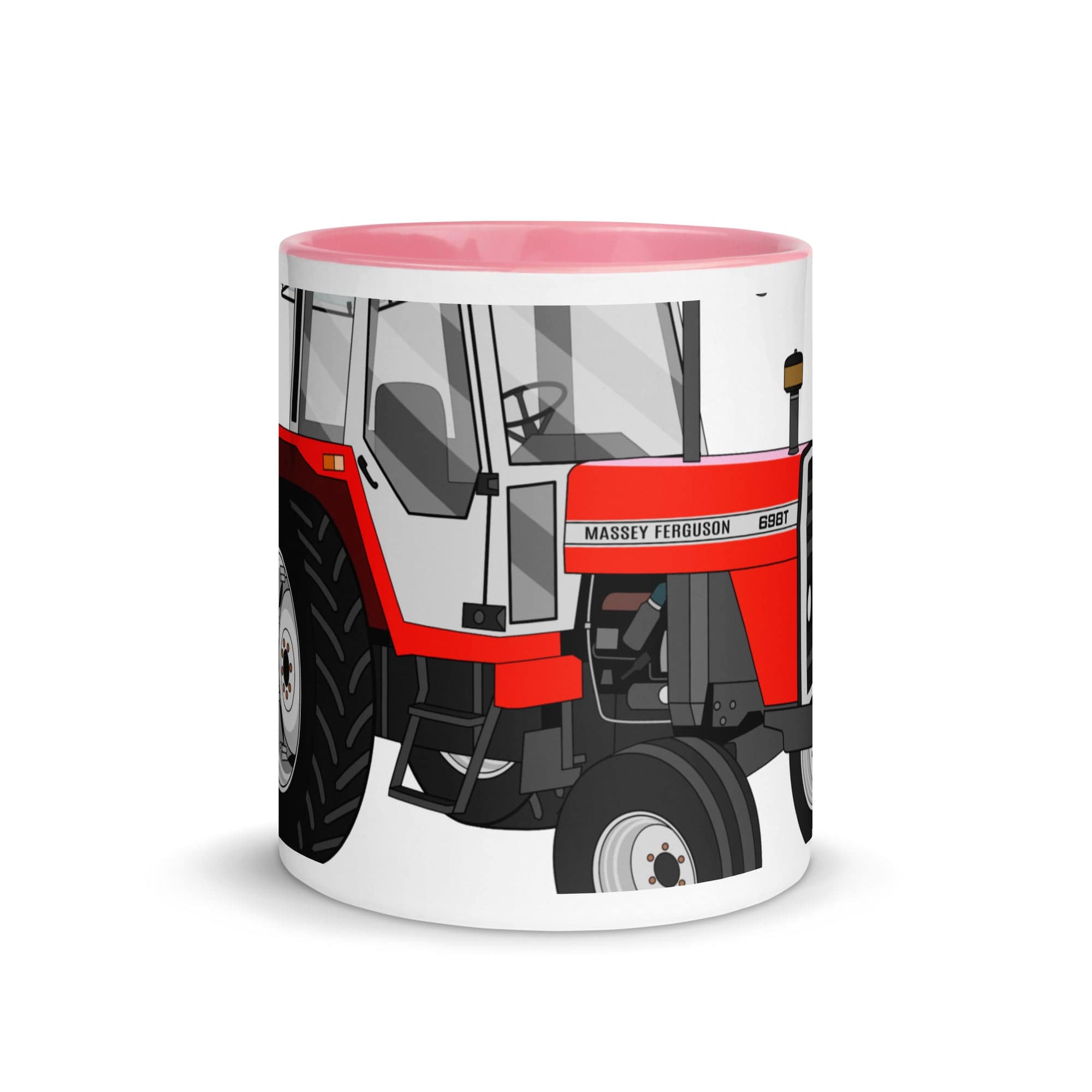 The Tractors Mugs Store Massey Ferguson 698T 2.0 Mug with Color Inside Quality Farmers Merch