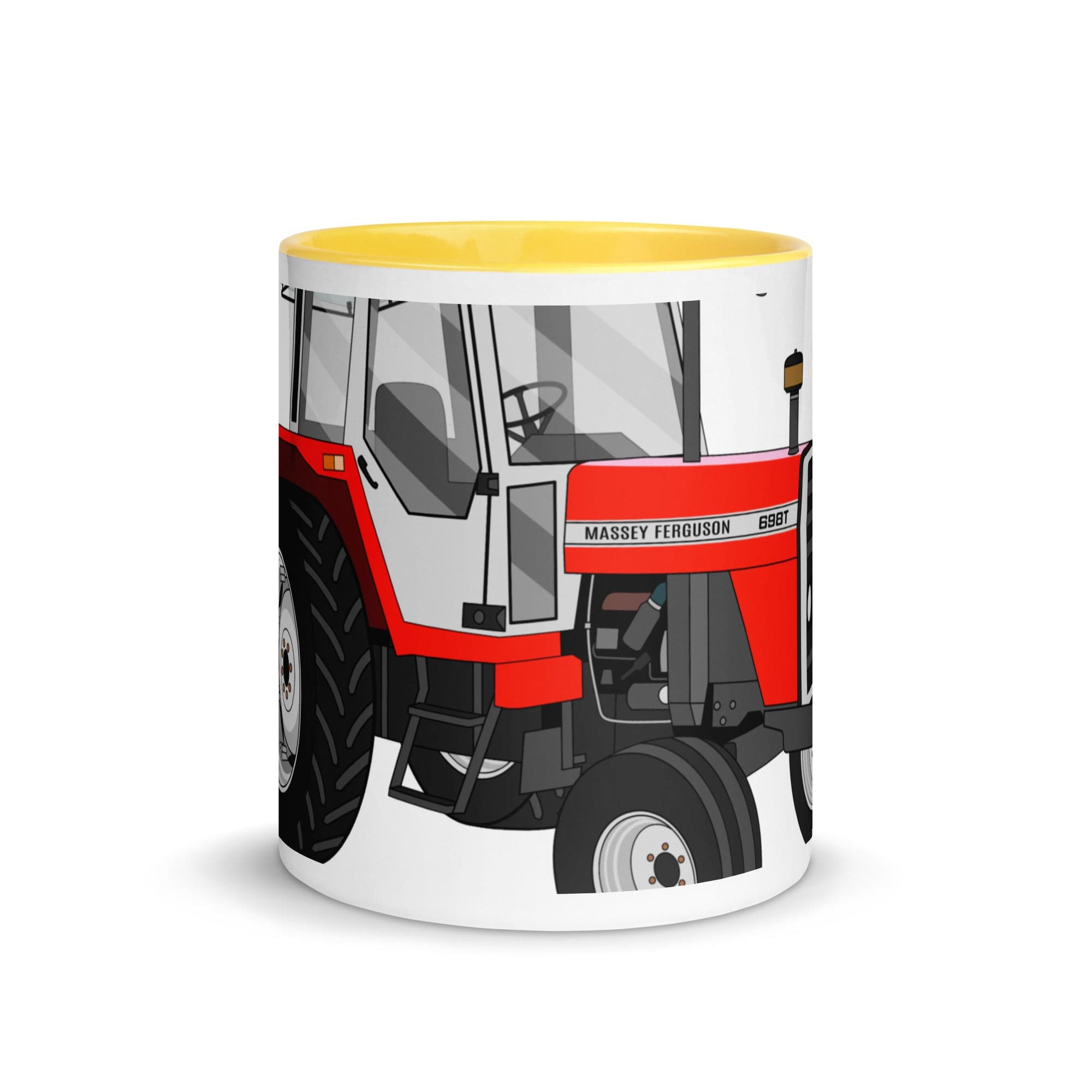 The Tractors Mugs Store Massey Ferguson 698T 2.0 Mug with Color Inside Quality Farmers Merch