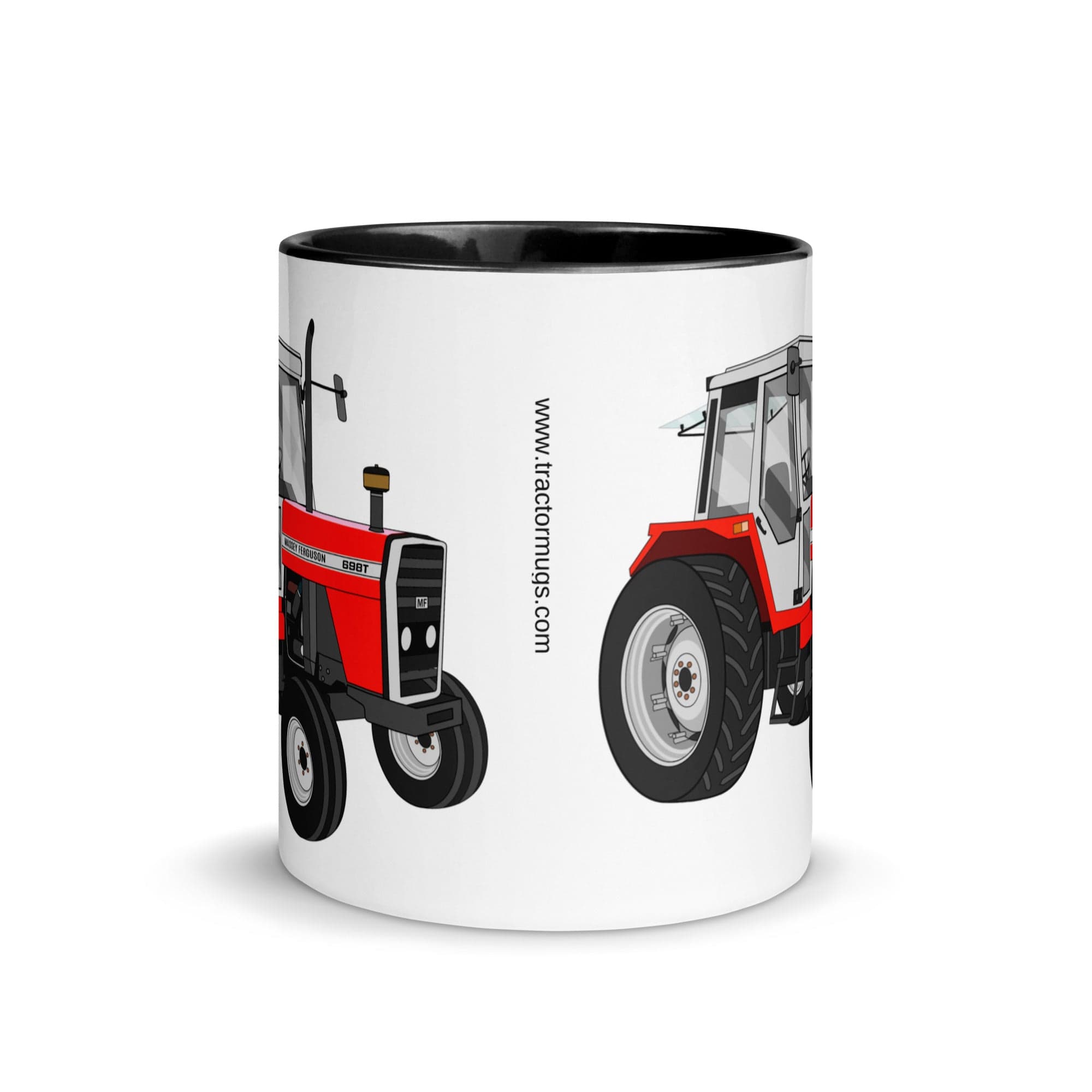 The Tractors Mugs Store Massey Ferguson 698T Mug with Color Inside Quality Farmers Merch