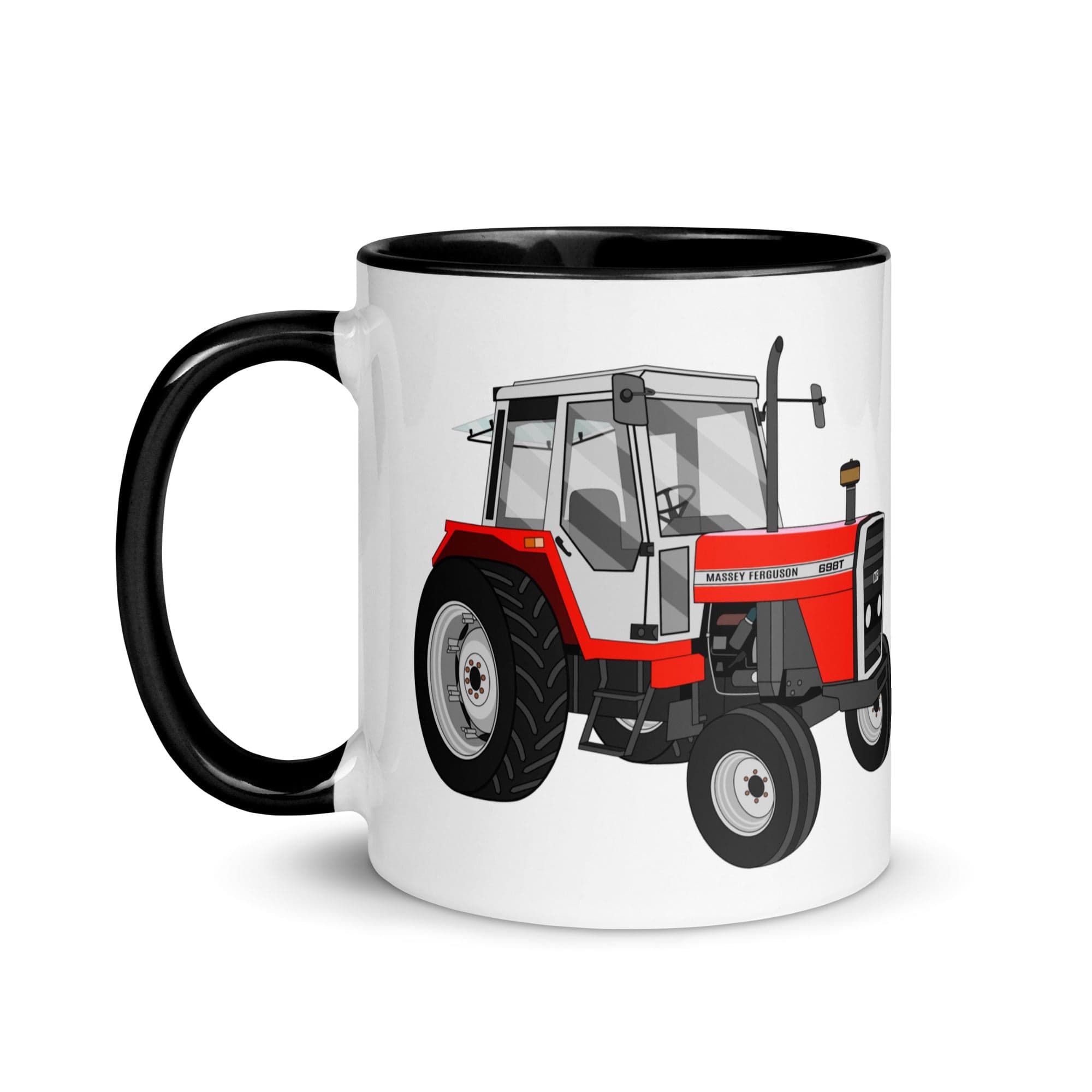The Tractors Mugs Store Massey Ferguson 698T Mug with Color Inside Quality Farmers Merch