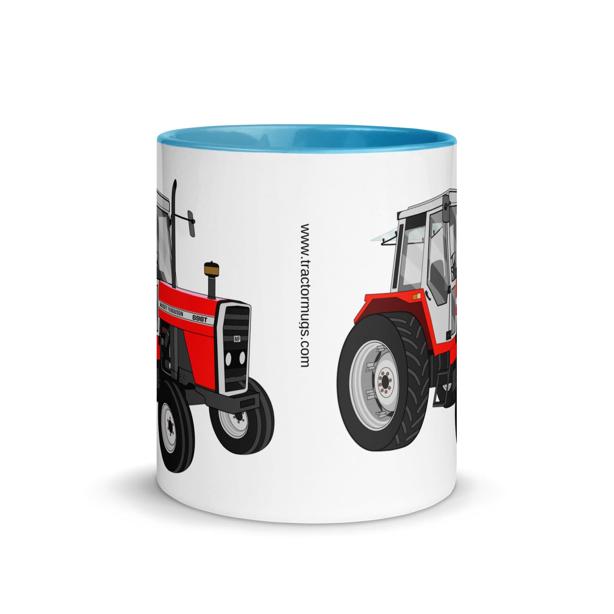 The Tractors Mugs Store Massey Ferguson 698T Mug with Color Inside Quality Farmers Merch
