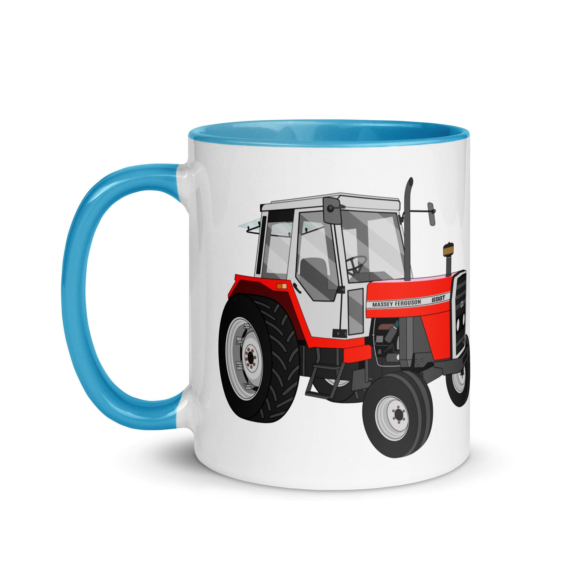 The Tractors Mugs Store Massey Ferguson 698T Mug with Color Inside Quality Farmers Merch