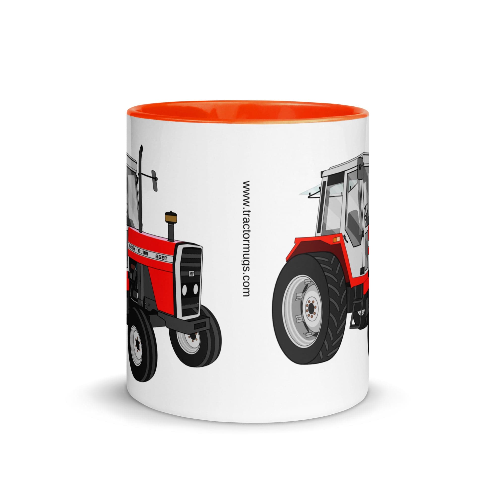 The Tractors Mugs Store Massey Ferguson 698T Mug with Color Inside Quality Farmers Merch