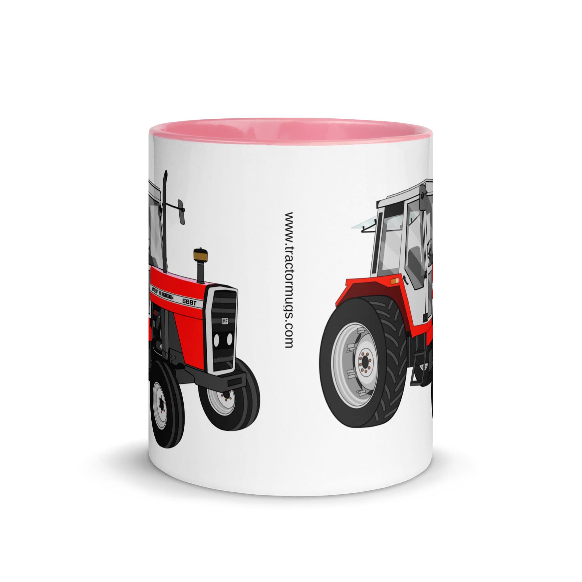The Tractors Mugs Store Massey Ferguson 698T Mug with Color Inside Quality Farmers Merch