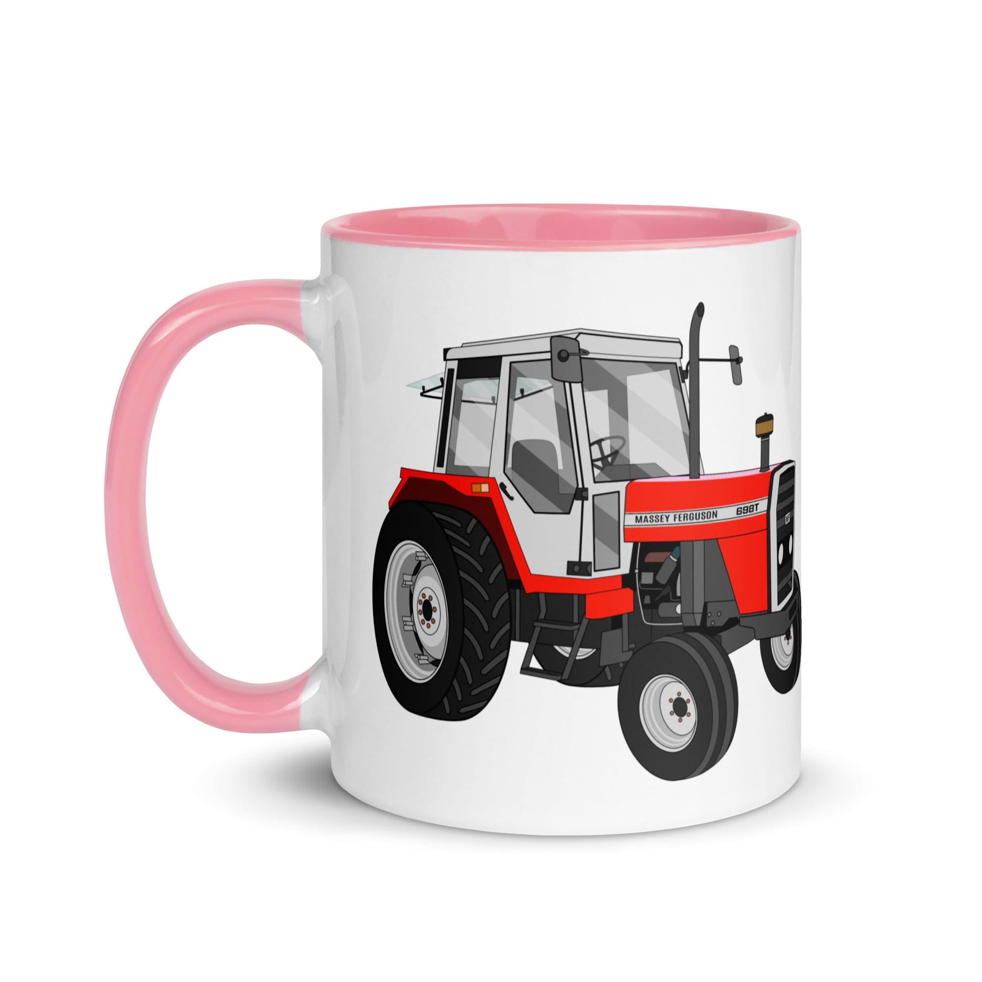 The Tractors Mugs Store Massey Ferguson 698T Mug with Color Inside Quality Farmers Merch