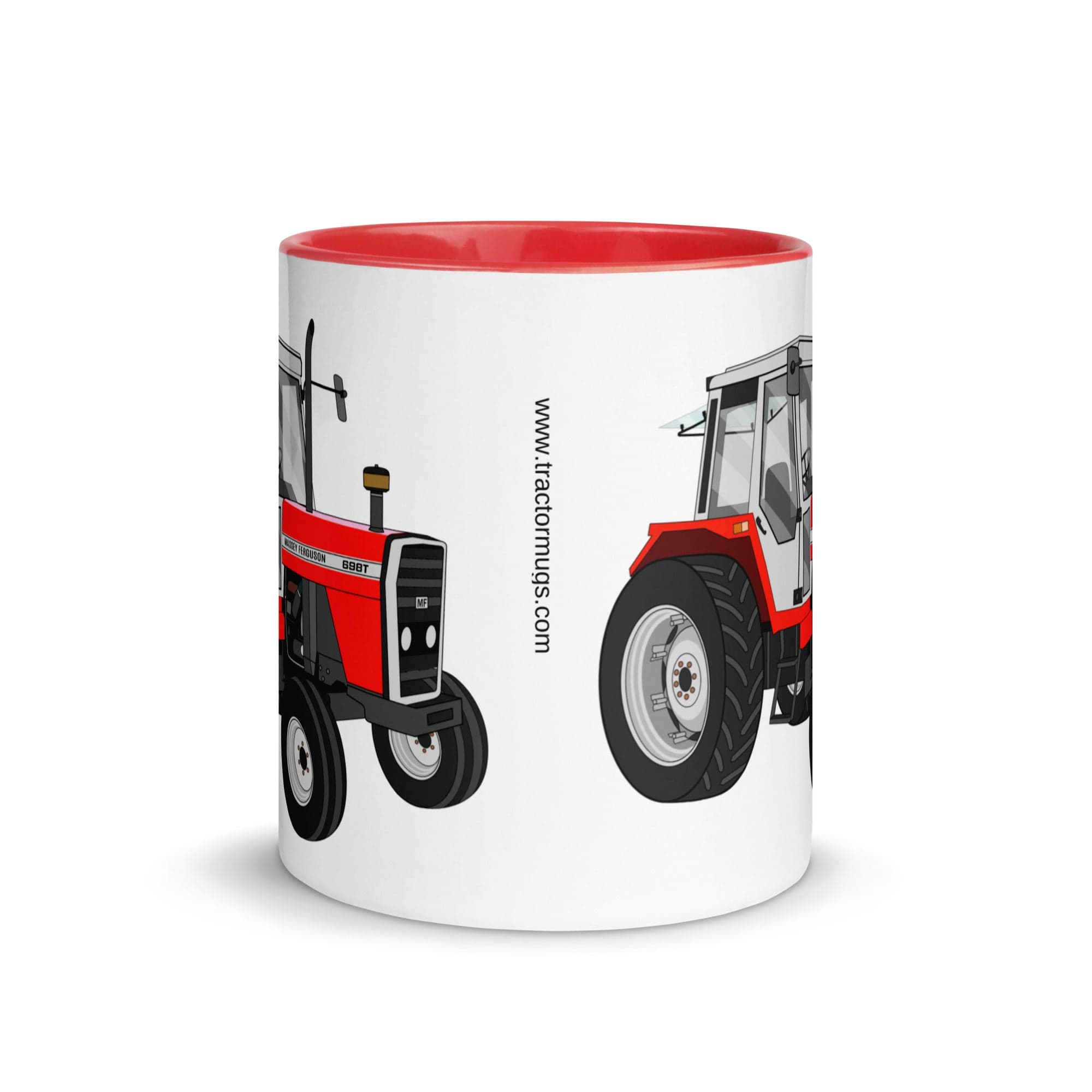 The Tractors Mugs Store Massey Ferguson 698T Mug with Color Inside Quality Farmers Merch