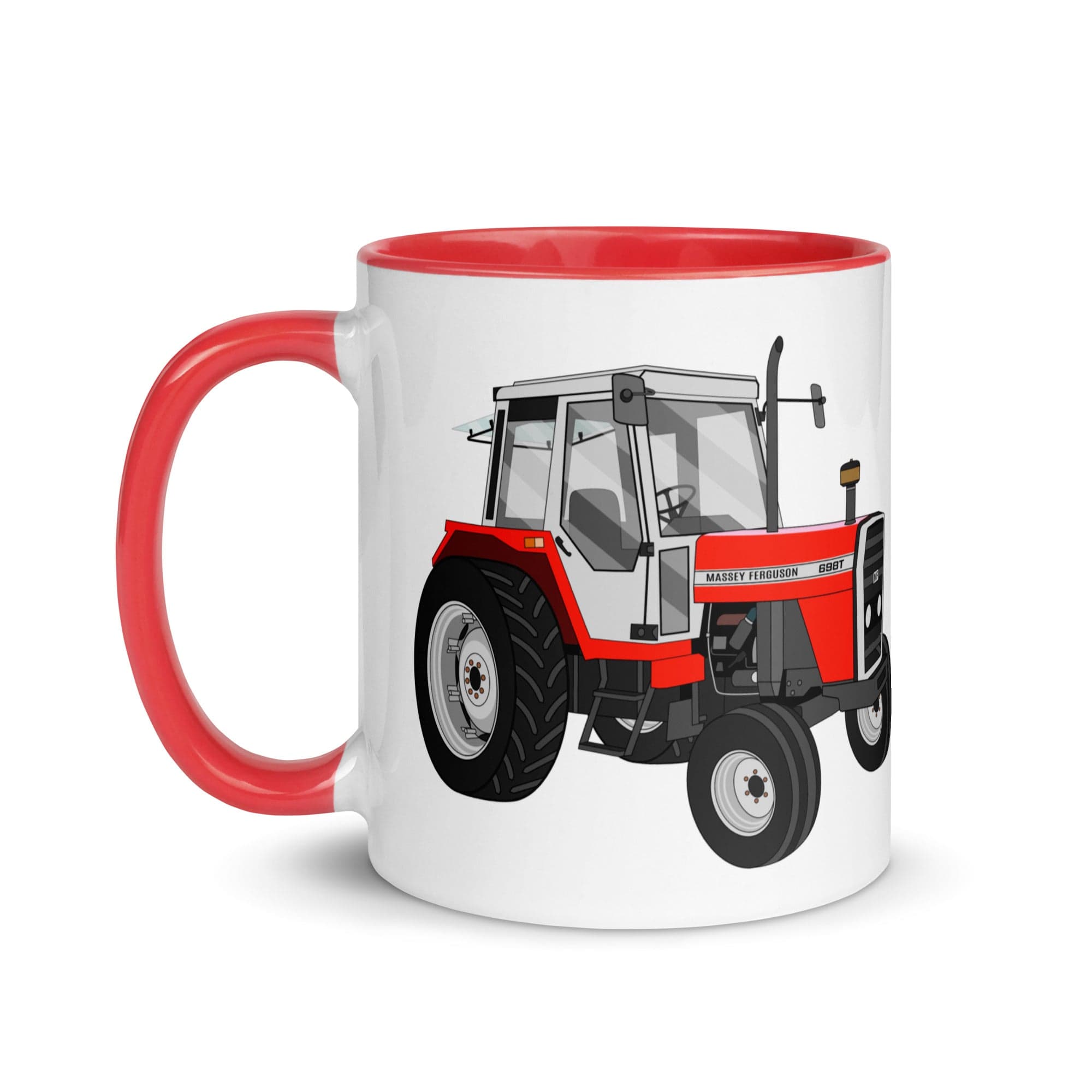 The Tractors Mugs Store Massey Ferguson 698T Mug with Color Inside Quality Farmers Merch
