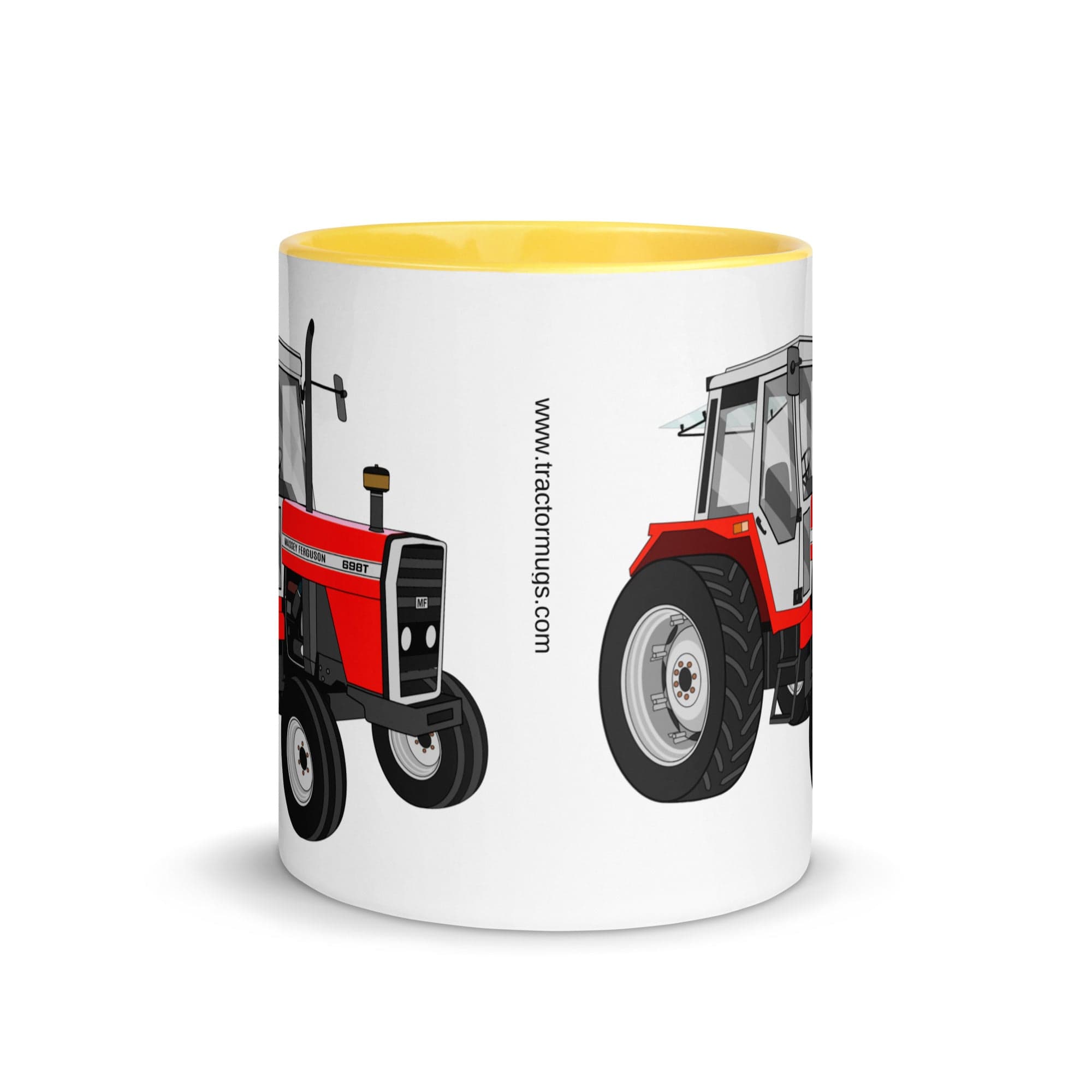 The Tractors Mugs Store Massey Ferguson 698T Mug with Color Inside Quality Farmers Merch