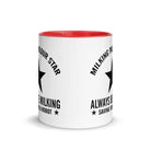 The Tractors Mugs Store Milking Parlour Star Mug with Color Inside Quality Farmers Merch