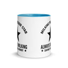 The Tractors Mugs Store Milking Parlour Star Mug with Color Inside Quality Farmers Merch