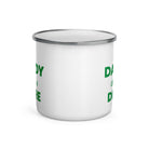 The Tractors Mugs Store My Daddy Drives a Deere Enamel Mug Quality Farmers Merch