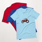 The Tractors Mugs Store Ocean Blue / S Massey Ferguson 590 4WD Unisex t-shirt Quality Farmers Merch