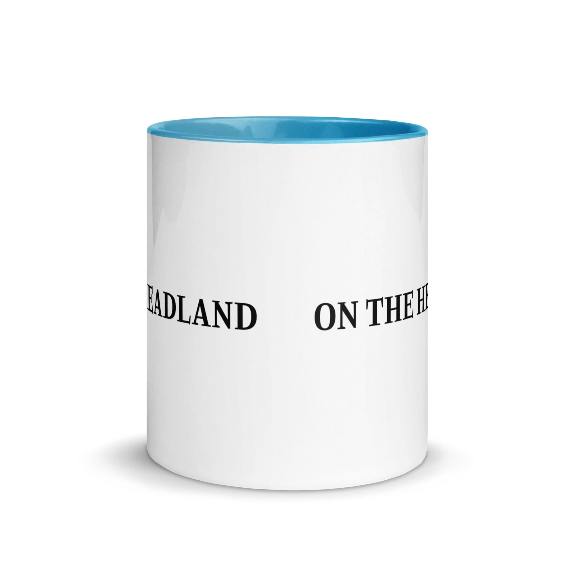 The Tractors Mugs Store On the Headland Mug with Color Inside Quality Farmers Merch