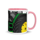The Tractors Mugs Store Pink John Deere 7810 2.0 Mug with Color Inside Quality Farmers Merch