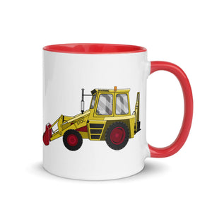 The Tractors Mugs Store Red Hymaq 370C Mug with Color Inside Quality Farmers Merch