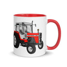 The Tractors Mugs Store Red Massey Ferguson 698T Mug with Color Inside Quality Farmers Merch