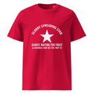 The Tractors Mugs Store Red / S Slurry Speading Star Unisex organic cotton t-shirt Quality Farmers Merch