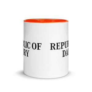 The Tractors Mugs Store Republic of Dairy Mug with Color Inside Quality Farmers Merch