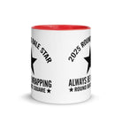 The Tractors Mugs Store Round Bale Star Mug with Color Inside Quality Farmers Merch