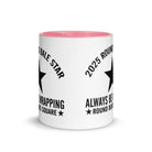The Tractors Mugs Store Round Bale Star Mug with Color Inside Quality Farmers Merch