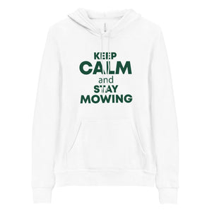 The Tractors Mugs Store S KEEP CALM and STAY MOWING Unisex hoodie Quality Farmers Merch