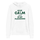 The Tractors Mugs Store S KEEP CALM and STAY PLOUGHING  Unisex hoodie Quality Farmers Merch