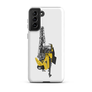 The Tractors Mugs Store Samsung Galaxy S21 Plus New Holland CR Combine Harvester (2004).Tough case for Samsung® Quality Farmers Merch