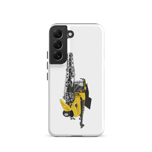 The Tractors Mugs Store Samsung Galaxy S22 New Holland CR Combine Harvester (2004).Tough case for Samsung® Quality Farmers Merch