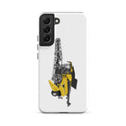 The Tractors Mugs Store Samsung Galaxy S22 Plus New Holland CR Combine Harvester (2004).Tough case for Samsung® Quality Farmers Merch