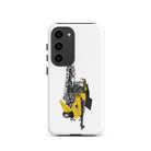 The Tractors Mugs Store Samsung Galaxy S23 New Holland CR Combine Harvester (2004).Tough case for Samsung® Quality Farmers Merch
