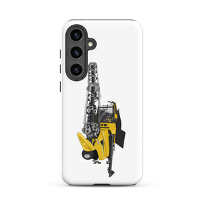 The Tractors Mugs Store Samsung Galaxy S24 Plus New Holland CR Combine Harvester (2004).Tough case for Samsung® Quality Farmers Merch