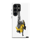 The Tractors Mugs Store Samsung Galaxy S24 Ultra New Holland CR Combine Harvester (2004).Tough case for Samsung® Quality Farmers Merch