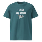 The Tractors Mugs Store Stargazer / S I LOVE MY COWS Unisex organic cotton t-shirt Quality Farmers Merch