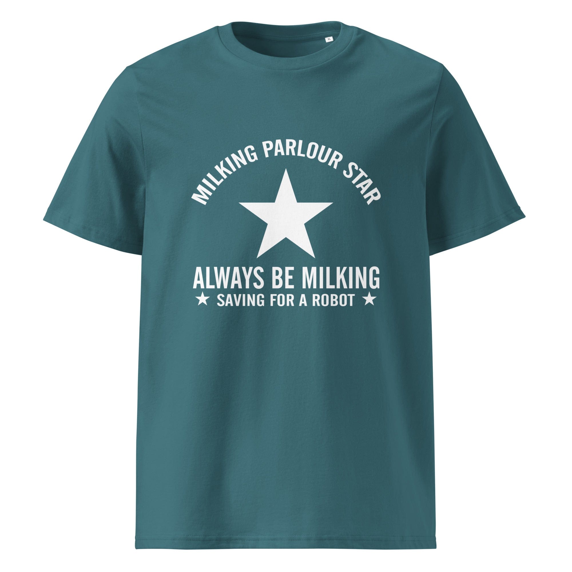 The Tractors Mugs Store Stargazer / S Milking Parlour Star Unisex organic cotton t-shirt Quality Farmers Merch