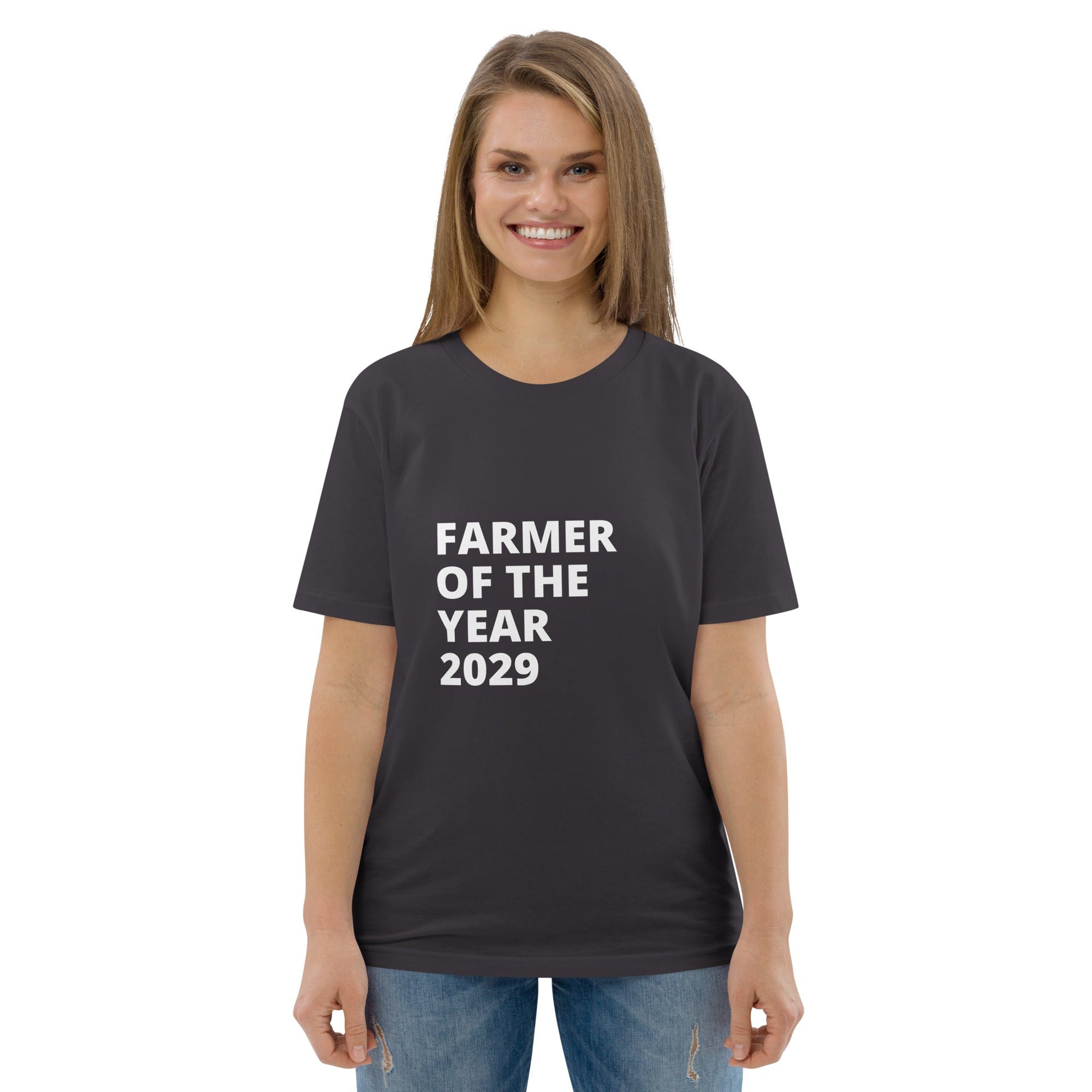 The Tractors Mugs Store T-Shirt Anthracite / S Farmer of The Year 2029 Unisex Organic Cotton T-shirt Quality Farmers Merch