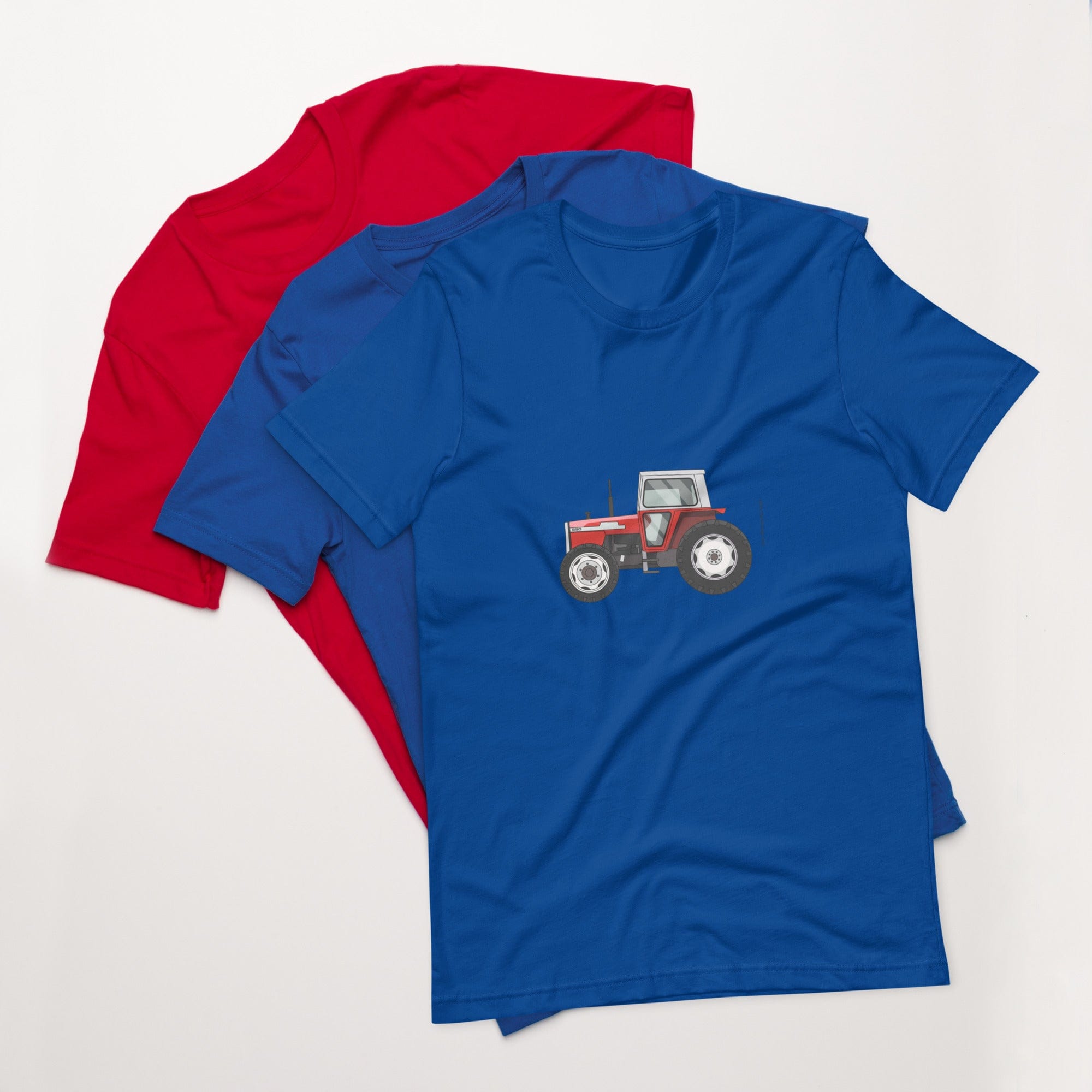 The Tractors Mugs Store True Royal / S Massey Ferguson 590 4WD Unisex t-shirt Quality Farmers Merch