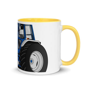 The Tractors Mugs Store Yellow Ford 8210 4WD 2.0 Mug with Color Inside Quality Farmers Merch