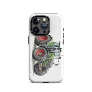 The Tractor Mugs Store iPhone 15 Pro Fendt 930 Vario S4 Watercolor | Tough Case for iPhone® Quality Farmers Merch