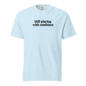 Still Playing With Combines Unisex Premium T-shirt - Chambray