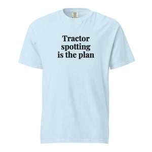 Tractor Spotting Is the Plan Unisex Premium T-shirt - Chambray