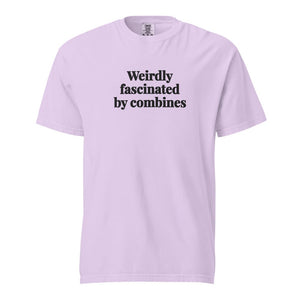 Weirdly Fascinated by Combines Unisex Premium T-shirt - Orchid